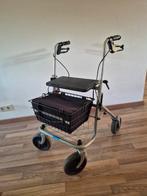 Rollator voor buiten met mandje en tas, Ophalen