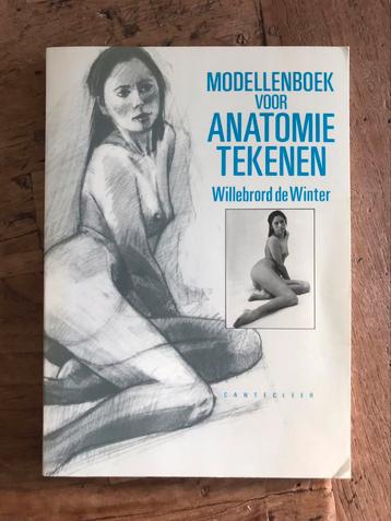 Willebrord de Winter - modellenboek voor anatomie tekenen 