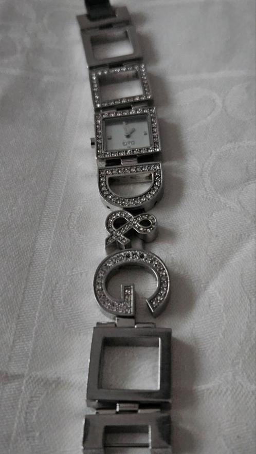 D&G dameshorloge Logo design, Sieraden, Tassen en Uiterlijk, Overige Accessoires, Zo goed als nieuw, Verzenden