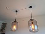 Hanglamp Juno XXL rookglas 2x, Huis en Inrichting, Lampen | Hanglampen, Ophalen, Zo goed als nieuw, Minder dan 50 cm