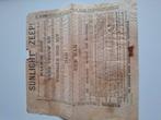reclame sunlight zeep document, Ophalen of Verzenden, Gebruikt