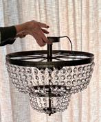 Italiaanse kristalzak, Ophalen, Gebruikt, Glas, Italiaans design gemaakt van bergkristal