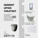 GEBERIT Compleet WC Set met geïntegreerde kraan l € 277,72, Doe-het-zelf en Verbouw, Sanitair, Ophalen of Verzenden, Nieuw, Koper