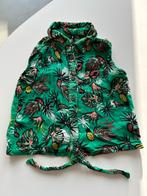 Groen bloesje met tropische print Jill 134/140, Kinderen en Baby's, Kinderkleding | Maat 134, Meisje, Overhemd of Blouse, Ophalen of Verzenden