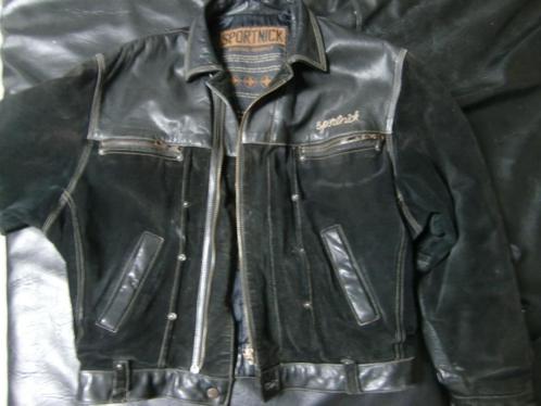 suede /lederen herenjas, Kleding | Heren, Jassen | Zomer, Zo goed als nieuw, Maat 56/58 (XL), Zwart, Ophalen of Verzenden