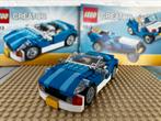 Lego creator 6913 Blauwe sportauto 3 in 1 compleet 🚙, Kinderen en Baby's, Speelgoed | Duplo en Lego, Ophalen of Verzenden, Zo goed als nieuw