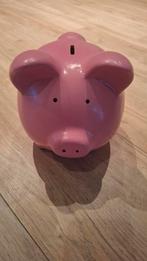 Grote Roze Stenen Spaarvarken Spaarpot, Verzamelen, Spaarpotten, Ophalen of Verzenden, Gebruikt, Steen, Aardewerk of Keramiek