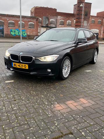 BMW 3-Serie 2.0 320D 184pk Touring AUT 2013 Zwart beschikbaar voor biedingen