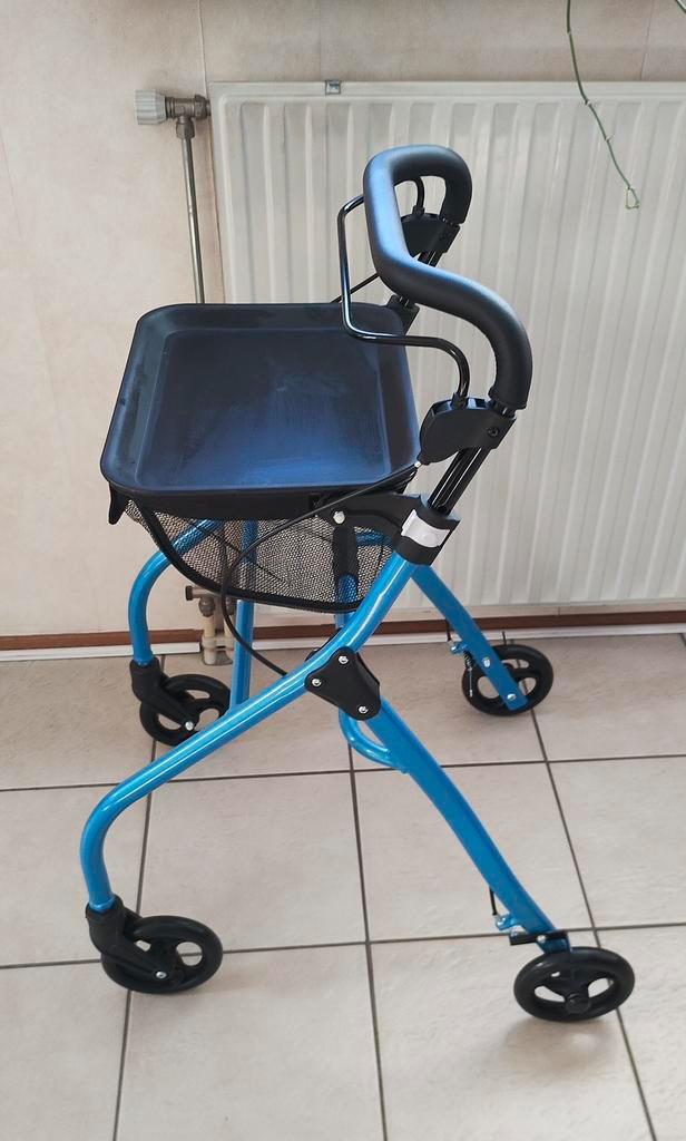 Binnen rollator blauw nieuw van Scootplaza, Diversen, Rollators, Nieuw, Lichtgewicht, Ophalen