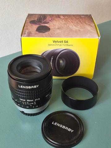Lensbaby Velvet 56mm f/1.6 Sony E-mount beschikbaar voor biedingen