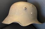 German M18 Ear-Cut-Out helmet - really rare, Verzamelen, Militaria | Tweede Wereldoorlog, Verzenden, Landmacht, Duitsland, Helm of Baret