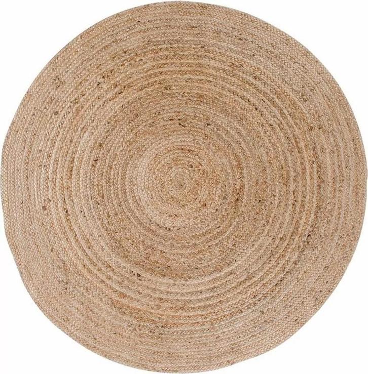 Bombay Jute Vloerkleed Ø150, Huis en Inrichting, Stoffering | Tapijten en Kleden, Nieuw, 150 tot 200 cm, 100 tot 150 cm, Rond
