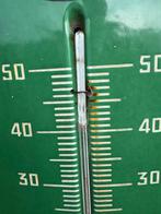 Castrol oude emaille reclame thermometer 1954, Verzamelen, Merken en Reclamevoorwerpen, Reclamebord, Gebruikt, ., Ophalen of Verzenden