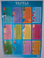 Poster 'Tafels van vermenigvuldiging', Ophalen, Zo goed als nieuw