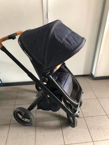 Dubatti donker blauwe kinderwagen compleet