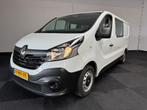 Renault Trafic dubbel cabine 5 persoon Airco Euro 6 trekhaak, Auto's, 15 km/l, Gebruikt, Euro 6, 4 cilinders
