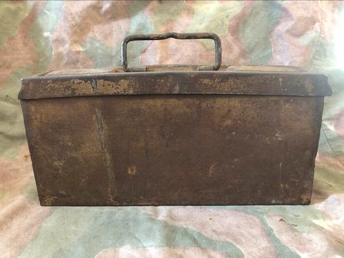 Duitse WH WW2 MG42 TAN kist, Verzamelen, Militaria | Tweede Wereldoorlog, Ophalen of Verzenden