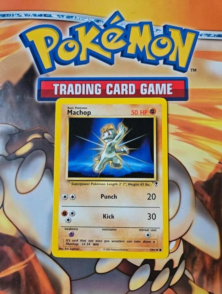 Machop 79/110 Legendary collection pokemon kaart, Ophalen of Verzenden, Gebruikt, Losse kaart