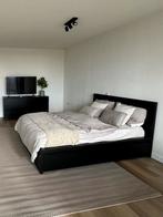 Complete twijfelaar set – IKEA MALM bed frame + lattenbodems, Huis en Inrichting, Slaapkamer | Boxsprings, Ophalen, Gebruikt, Zwart