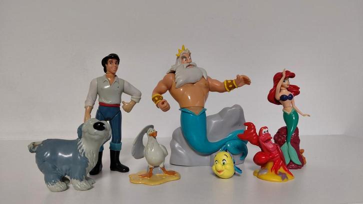 Kleine zeemeermin poppetjes Disney, Verzamelen, Poppetjes en Figuurtjes, Zo goed als nieuw, Ophalen of Verzenden