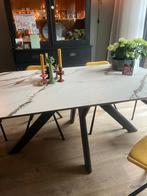 Uitschuifbare keramische eettafel - 170cm + 60cm, Huis en Inrichting, Overige materialen, 100 tot 150 cm, Ophalen of Verzenden