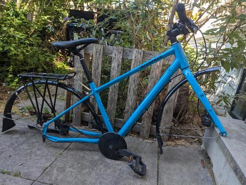 Fietsframe Kona Dew DL, blauw, Fietsen en Brommers, Fietsonderdelen, Gebruikt, Algemeen, Frame, Ophalen