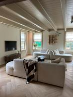 Japandi modulaire elementen bank, Huis en Inrichting, Ophalen, Vierpersoons of meer, Stof