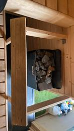 Sauna 2 personen incl krachtige saunakachel met lavastenen, Complete sauna, Ophalen of Verzenden, Zo goed als nieuw, Fins of Traditioneel