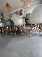 Kuipstoelen Set - Wit & Grijs + Extra Onderstellen, Gebruikt, Wit, Ophalen of Verzenden, Vijf, Zes of meer stoelen