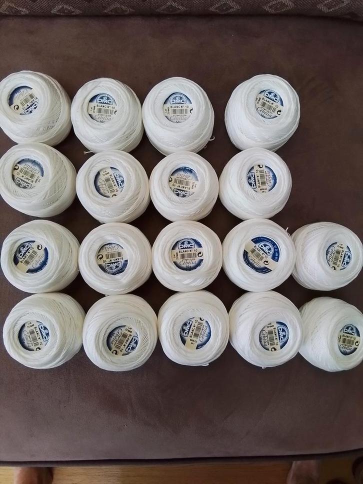 DMC Cebelia nr 10 blanc haakgaren, Huis en Inrichting, Lampen | Losse lampen, Nieuw, Led-lamp, Minder dan 30 watt, E27 (groot)