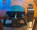 Logitech Saitek Cessna yoke en throttle quadrant, Ophalen of Verzenden, Zo goed als nieuw, Logitech