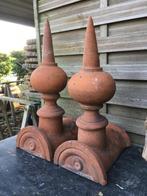 Héél zeldzame terracotta dakpirons !, Doe-het-zelf en Verbouw, Dakpannen en Dakbedekking, Ophalen, Steen of Klei, Dakpannen