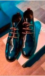 Nelson schoenen, lage laarsjes mt 40, zwartglanzend., Ophalen of Verzenden, Zo goed als nieuw