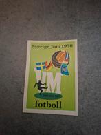 Panini sticker WK 78 Argentina. Poster Sverige 1958., Verzenden, Zo goed als nieuw, Sticker