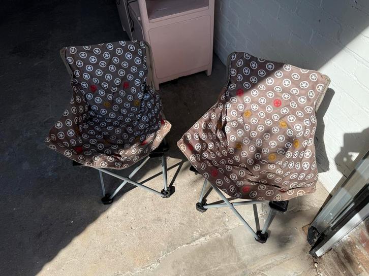 2 Campingstoelen voor Kinderen, Caravans en Kamperen, Kampeermeubelen, Gebruikt, Campingstoel, Ophalen of Verzenden