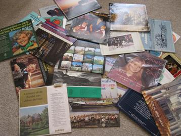 22 lp's en 4 singeltjes met geestelijke liederen. beschikbaar voor biedingen