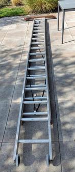 ALTREX Mounter schuifladder - 2 x 16 treden - 8 meter hoog, Doe-het-zelf en Verbouw, Ladders en Trappen, Ophalen, Gebruikt, Ladder
