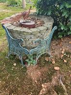 Gietijzere bank steunen. In goede staat, Tuin en Terras, Tuinbanken, Ophalen of Verzenden, Zo goed als nieuw, Metaal