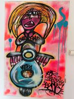 Modern art Vespa painting Graffiti style, Ophalen
