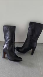 Manfield leren laarsjes maat 39 - Zo goed als nieuw!, Zwart, Lage of Enkellaarzen, Ophalen of Verzenden, Zo goed als nieuw