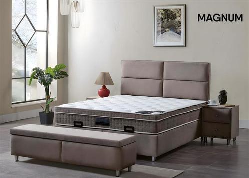 Baza bed met Opbergruimte Magnum, Huis en Inrichting, Slaapkamer | Boxsprings, Nieuw, 180 cm, 200 cm, Tweepersoons, Ophalen of Verzenden