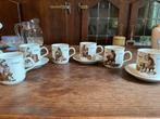 Het Menselijk Bedrijf/ Jan Luyken koffie kopjes, Antiek en Kunst, Ophalen