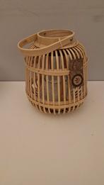 Windlicht naturel 25cm Nieuw, Huis en Inrichting, Woonaccessoires | Kandelaars en Kaarsen, 25 tot 50 cm, Beige, Nieuw, Ophalen of Verzenden