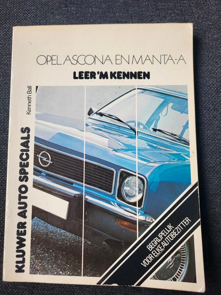 Opel Ascona A en Manta A Leer 'm kennen Kluwer, Auto diversen, Handleidingen en Instructieboekjes, Ophalen of Verzenden