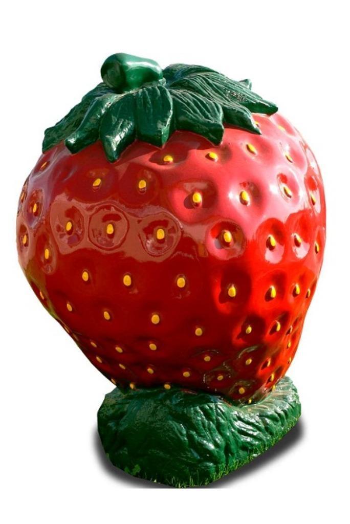 Aardbei 70 cm - aarbei polyester, Verzamelen, Merken en Reclamevoorwerpen, Nieuw, Ophalen