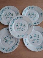 5x ontbijtbord Arcopal Myosotis, Ophalen of Verzenden, Bord(en), Overige stijlen, Glas