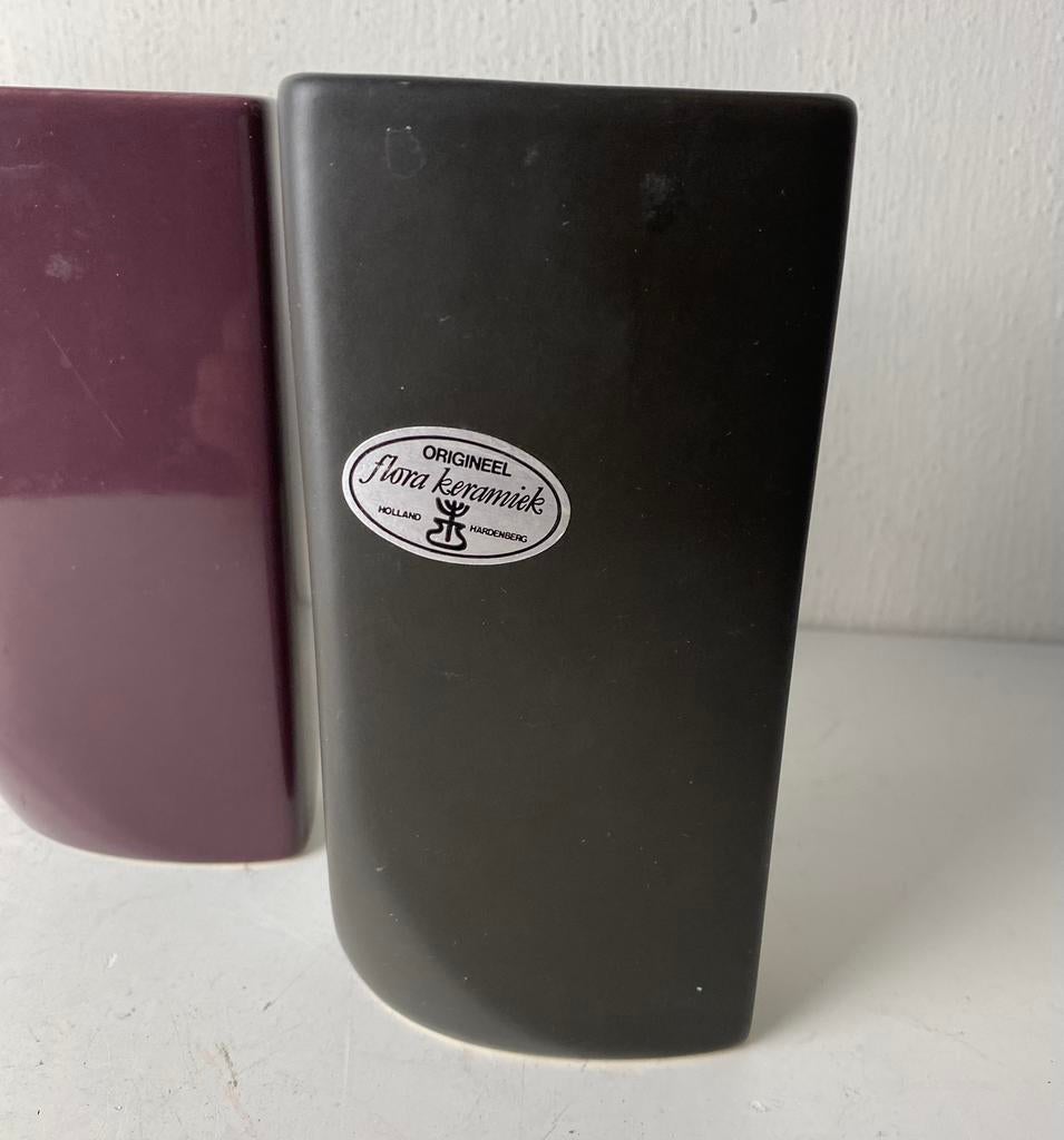 Flora keramiek vazen (3) ontwerp Jeroen Bechtold, Gebruikt, Overige kleuren, Hardenberg, Aardewerk of Porselein