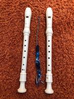 Twee Yamaha Sopraan Blokfluiten, Muziek en Instrumenten, Blaasinstrumenten | Blokfluiten, Ophalen of Verzenden, Gebruikt, Sopraan of Sopranino