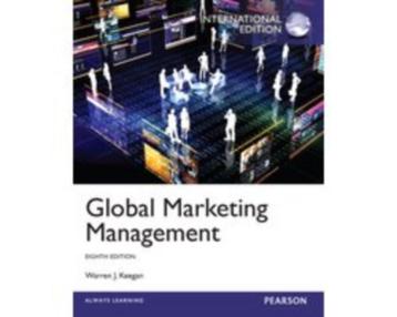 Global Marketing Management Interntnl Ed 9780273768685 beschikbaar voor biedingen