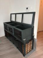 Mooi houten konijnen/cavia hok, Dieren en Toebehoren, Knaagdieren en Konijnen | Hokken en Kooien, Ophalen, 110 cm of meer, Cavia